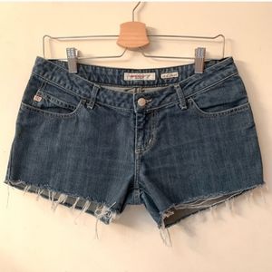 Miss Sixty extra low cut off shorts, size 31